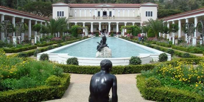 Visite de la villa Getty à Pacific Palisades