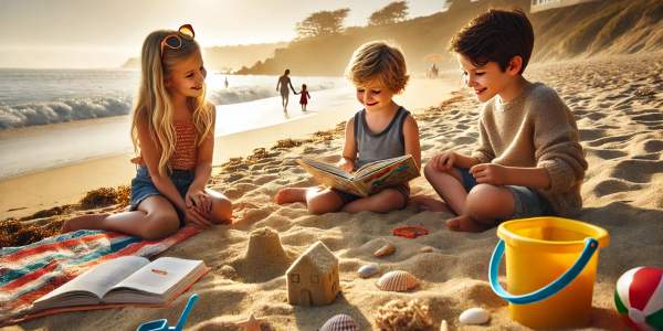 Beach Playdate & Partage de Livres